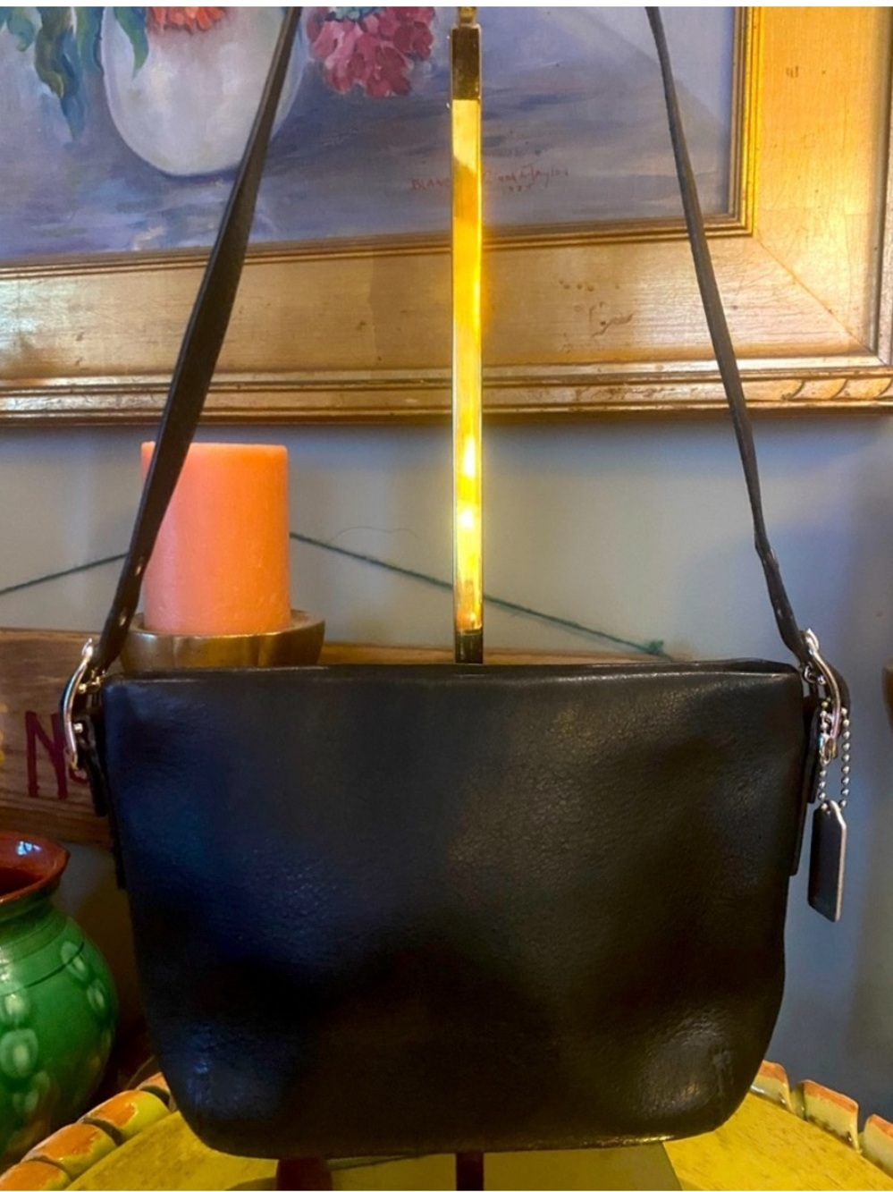 Coach East West Legacy Leather Shoulder Bag Mini Tote